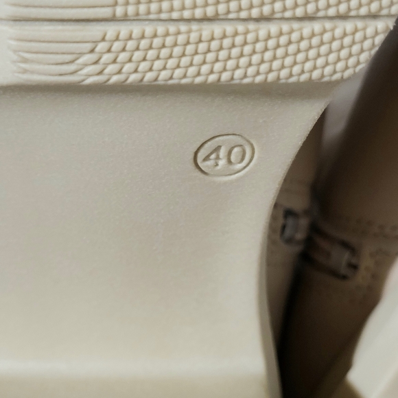 Scotch & Soda Womens 8.5 Bettie Leather Knee High Riding Boots Tan Lug Sole NEW - Picture 7 of 10